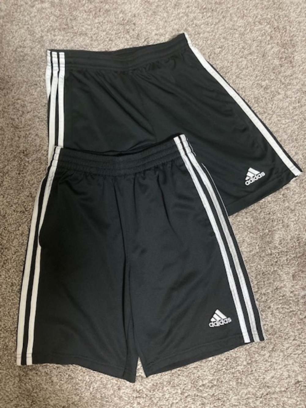 set of 2 boys Adidas active wear shorts